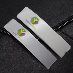 Custom Woven Polyester Garment <b>Labels</b> Embroidered Clothing Tags for T Shirt Apparel Bags <b>Shoes</b> - Product Image 2