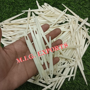 Medieval Style Available in 2026 year Buffalo Bone Weaving Needles for use weaving Woollen Cloth and Cold <b>Clothes</b> & other Cloth. - Product Image 5