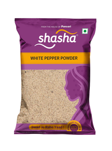 Pimienta Blanca en Polvo SHASHA de Primera Calidad, 500g, Hecho en India - Product Image 1