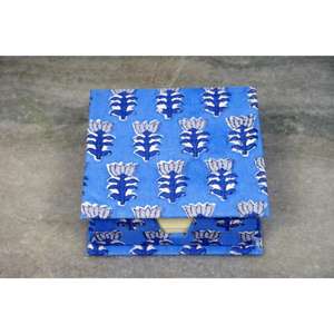 Boîte à glissière imprimée tendance à motifs floraux avec boîte en papier kraft imprimée à la main, petite boîte à glissière en papier imprimé personnalisée - Product Image 1