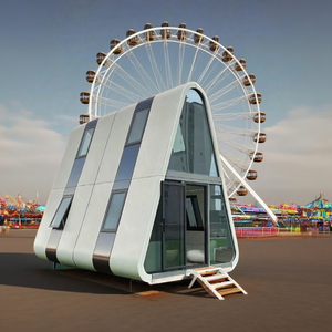 <span class=keywords><strong>Chalet</strong></span> de jardin préfabriqué miniature très vendu en Chine, kits de <span class=keywords><strong>chalet</strong></span> en acier, style victorien, salon et chambre à coucher - Product Image 1