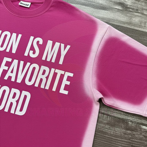 Wholesale 100% Cotton Heavyweight Mens Distressed Oversized <b>Tshirt</b> Dtg Print Logo T-shirt Acid Washed Vintage Custom T Shirt - Product Image 5