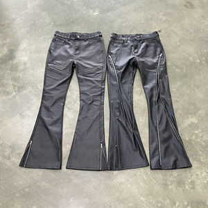 Pantalones Vaqueros Anchos de Talla Grande para Hombre, Estilo Hip Hop Urbano, Lavados, de Alta Calidad, con Revestimiento de Cera Negra - Product Image 5