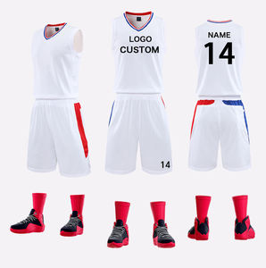Conjunto de Uniforme de Baloncesto Personalizado ODM, Jersey y Pantalones Cortos para Adultos, Transpirable, Ligero, para Verano - Product Image 1
