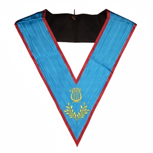 Sautoir Column of Harmony Collar Ancient and Accepted Scottish Rite (AASR) Machine Embroidery Lace Safety <b>Pin</b> Premium - Product Image 5