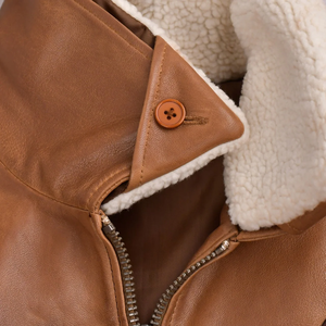 Wholesale Customized Logo High Street Style Spring Leather <b>Jacket</b> Men Windproof Eco-Friendly PU Fabric <b>Mandarin</b> <b>Collar</b> Zipper - Product Image 3