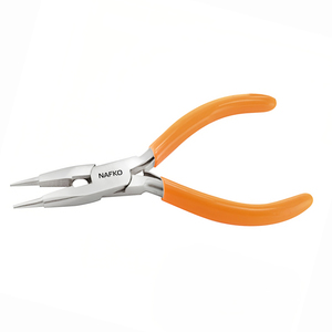 Vente en gros de pinces à bijoux Nafko NK-8032 3-en-1, 115 mm, acier inoxydable, légères, haute performance, outil professionnel, outils de bijouterie - Product Image 1