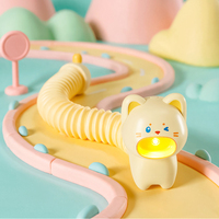 Veilleuse Nouveauté Déformable à Angle Réglable en Forme de Chat Mignon et Polyvalent, Tube Extensible et Flexible, Cadeau Original
