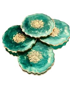 Posavasos de resina epoxi para café y té, tamaño y Color personalizados, posavasos de resina epoxi de la mejor calidad para café y té, alfombrillas y almohadillas decorativas - Product Image 6