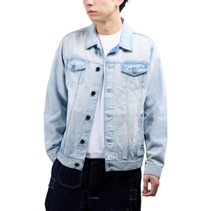 Summer Lightweight Mens Denim Jacket Cotton Fabric Breathable Casual Fashionable Windbreaker Coat For Daily Outdoor Outfit - Product Image 5