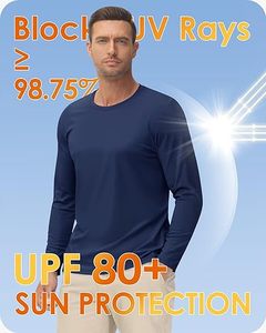 Camiseta de Protección Solar para Adultos, MOQ Bajo, Venta al Por Mayor, Color en Contraste, Manga Larga para Hombre, Spandex/Poliéster - Product Image 2