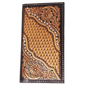 Bolso Ejecutivo Rústico Hecho a Mano de Cuero Genuino con Estampados de Animales Bohemios, Diseño Duradero, Cierre de Hebilla, Unisex para Viajes, Uso en Invierno - Product Image 1