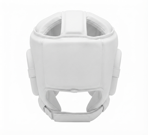 Dumela International White Cowhide Leather Boxing Target-Breathable Adjustable Hook Loop Closure Customizable for Training - Product Image 2