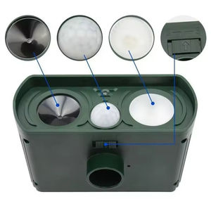 Ahuyentador ultrasónico solar para ratones y pájaros, repelente de animales salvajes, para animales callejeros, electrónica de consumo, contiene flash - Product Image 6