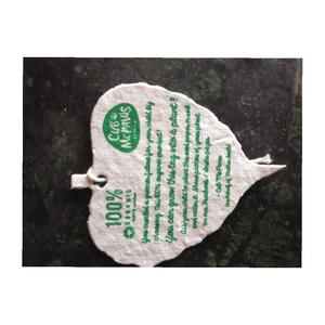 Etiquetas Impresas Plantables con Semillas de Flores Silvestres, Etiquetas de Papel con Semillas Ecológicas, Etiquetas de Regalo con Logotipo Personalizado - Product Image 1