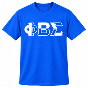 Camiseta Phi Beta Sigma con diseño de letras griegas, cómoda camiseta de manga corta con cuello redondo para hombre, para actividades universitarias - Product Image 3