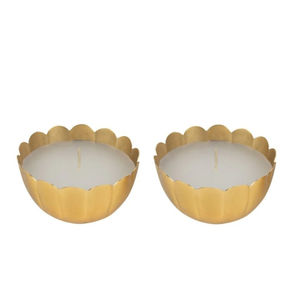 Pot à bougie en métal de qualité supérieure, fait main, finition dorée, design martelé, écologique, décoration d'intérieur, décoration de Pâques, décoration de mariage - Product Image 6