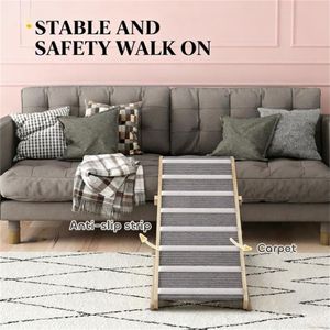 Rampa de Seguridad Plegable para Mascotas, Rampa para Perros, Cama y Accesorios - Product Image 3