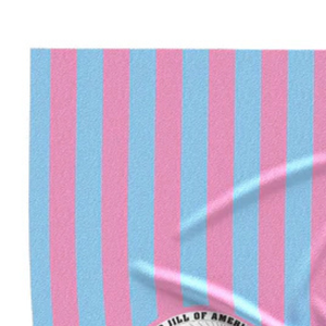 Toalla de Playa a Rayas Jack and Jill, Rosa y Azul, de Algodón y Felpa, Suave y Absorbente, Toalla de Piscina Grande, Elegante y Esencial para el Verano - Product Image 5