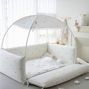 [S.P Company] Protector de Cuna para Bebé con Bordado de Pigmentos, 100% Algodón, Protector de Corralito para Bebés Lolbaby - Product Image 3