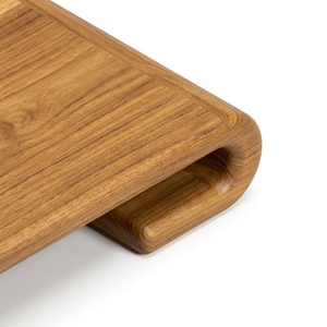 Bandeja de Servir de Madera de Teca Estilo Japonés, Material de Madera de Teca Natural Sostenible, Seguro para Alimentos, Sin Pintura ni Barniz, Halal, Personalizable para Cocina - Product Image 5