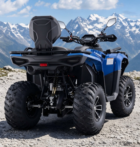 Quad 250cc à refroidissement par air, tout-terrain, utilitaire, 4 roues, avec boîte de chargement et dossier, pour adultes, idéal pour la ferme, le ranch et les sentiers - Product Image 4
