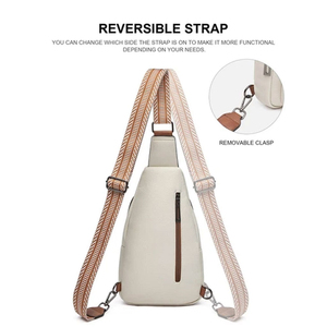 Best Designer Genuine Leather Eco-friendly Customizable Sports Crossbody Chest Bag 30-<b>40L</b> Zipper Closure Perfect Travel - Product Image 5