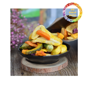 ผลไม้รวมและผักรวมอบกรอบ ขนมเพื่อสุขภาพ ไม่เติมน้ำตาล ทอดแบบสุญญากาศ รับผลิตแบบ OEM จำหน่ายส่งจากเวียดนาม - Product Image 3