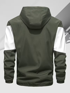 Men's Hooded Breathable Polyester/Cotton Casual Winter Sporty Knitted Quick Dry Sweatshirt Jogger Set - Product Image 4