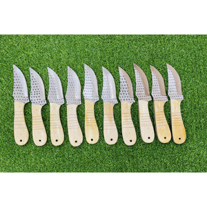 Cuchillo portátil de acero raspado de alta dureza personalizable al por mayor con mango de hueso para camping al aire libre, cuchillos de caza de hoja fija - Product Image 1