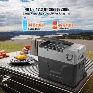 Frigorifero Portatile per Auto 12/24V DC 40L con Ruote e Maniglia - 40 L 68 F AC - Product Image 2