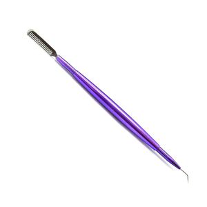 Peine Separador Profesional Morado para Lifting de Pestañas, Herramienta de Doble Punta para Permanente y Lifting de Pestañas, Aislador para Extensiones de Pestañas, Fabricación Profesional - Product Image 2