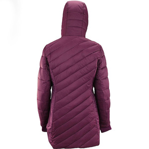 Women's Knee-High Puffer Coat 1V1 High Quality Down <b>Jacket</b> Hooded Collar Zipper Decoration Short - Product Image 2