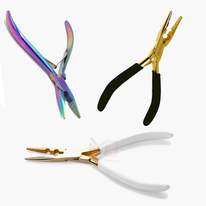 Best Selling Surgical Grade Stainless Steel Professional Hair <b>Extension</b> Pliers Pressing Nano <b>Bead</b> Custom Logo Customizable Size - Product Image 4