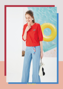 Jeans à jambes larges en Tencel ultra-fin pour femmes, taille haute, tombé fluide, pour un style décontracté estival - Product Image 2