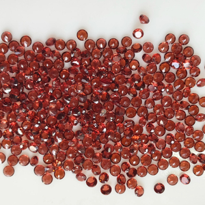 โกเมนสีแดงธรรมชาติ 3.5 มม. ทรงกลมเจียระไนแบบบริลเลียนท์ คุณภาพดีที่สุด พลอยเม็ดเดี่ยวสำหรับทำเครื่องประดับ - Product Image 2