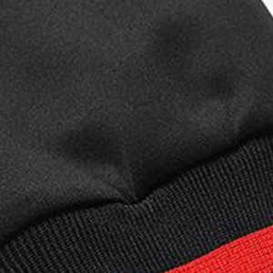 Chándal Reversible para Hombre, Color Negro y Rojo, Ecológico, Grueso, con Capucha y Cordón Ajustable, Estilo Deportivo Informal - Product Image 6