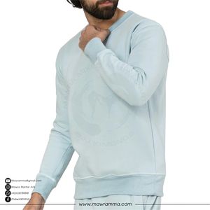 Sweat-shirt de haute qualité avec logo personnalisé brodé et imprimé, tissu polaire 100% coton, sweat-shirt d'hiver pour l'extérieur, mode unisexe - Product Image 3