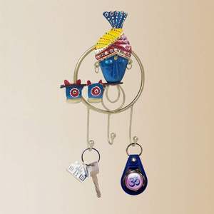 Artistic Krishna Ji Theme Decor – Spiritual Home Decoration Piece for <b>Mandir</b>, Elegant Krishna Ji Decorative Panel – Sacred Wall - Product Image 3