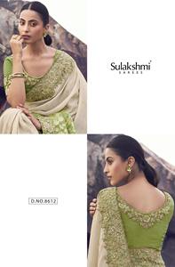 Elegante Saree de Seda Satinada para Mujer, Textura Suave, Perfecto para Fiestas, Bodas y Festivales - Product Image 2