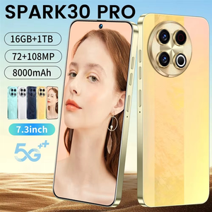Nouveau Smartphone Original 30 Pro 5G, Caméra Arrière 108MP, 16 Go + 1 To, Écran 7,3 Pouces, Téléphone Mobile Android Français Débloqué - Product Image 2
