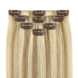 Peluca de Cabello Humano 100% Remy con Trama Completa, Larga, Rubia, con Mechas, Textura Ondulada Natural, Personalizable - Product Image 5