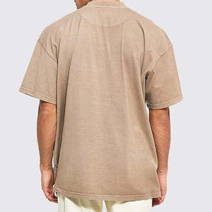 Camiseta Retro de Algodón Desgastado con Estampado Gráfico, Estilo Urbano, Holgada, para Hombre, Ropa Casual de Moda Urbana para el Día a Día - Product Image 4