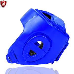 Protector de Cabeza de Cuero Vacuno Personalizado OEM MMA de Secado Rápido Unisex para Entrenamiento de Kickboxing, Sparring, Karate, Taekwondo - Product Image 6