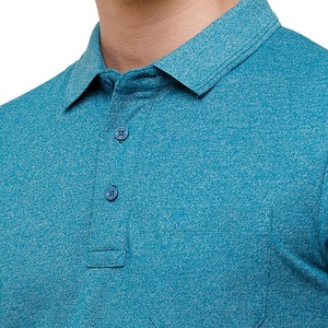 OEM polo simple avec logo brodé personnalisé très vendu 240 gsm polos légers en coton et polyester - Product Image 2
