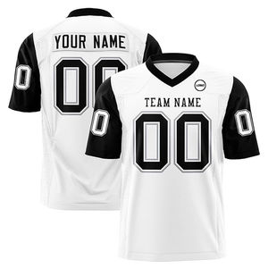 Maillot de football américain unisexe - Col en V 100% polyester, respirant et anti-UV, impression numérique du nom et du logo de l'équipe - Product Image 6