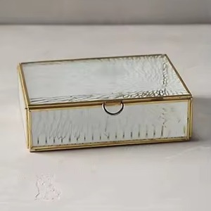 Boîte de rangement pour bijoux en métal artistique, pour bagues, boucles d'oreilles, colliers, accessoires, usage domestique - Product Image 4