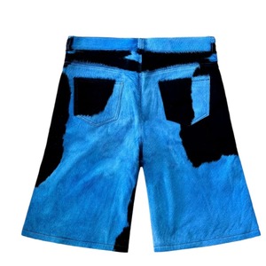 Shorts en cuir de vachette pour femmes, cuir de vachette véritable de qualité supérieure, taille haute, tendance, mode décontractée, streetwear, étiquette OEM personnalisée - Product Image 3