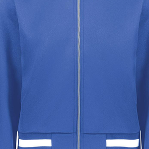 Chaqueta Universitaria Azul Rey Premium ZPB para Mujer |   Chaqueta Bomber Personalizada con Bordado de Letras de Hermandad |   Chaqueta Universitaria de Lana Cortavientos - Product Image 2