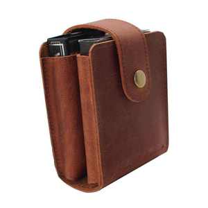 Étui à cartes de poker en cuir élégant, étui à cartes de jeu en cuir PU végétal de haute qualité avec logo personnalisé - Product Image 4